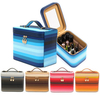 Waterproof Color Changing Cosmetic Tool Case Storage Box Holder Organizer with Mirror