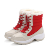Waterproof Fur Lining Platform Color Match Warm Snow Boots