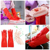 Waterproof Lengthen Latex Dishwashing Cleaning Gloves 38CM Antiskid Cleaning Supplies