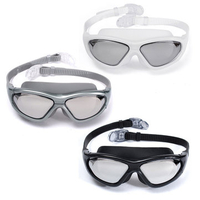 Waterproof Non-Fogging Coating UV Protection Swimming Goggles Adjustable Glasses