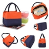 Waterproof Portable Canvas Lunch Bag Tote Carrier Cooler Picnic Box Travel Storage Container