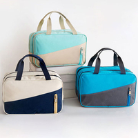 Waterproof Travel Storage Bag Dry Wet Separation Outdoors Hangbag Nylon Cosmetic Wash bag