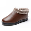 Waterproof Warm Fur Slip On Casual Flat Fur Ankle Boots