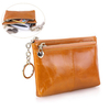 Waxy Genuine Leather Wallet Coins Bags Portable Purse