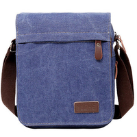Wear-resisting Canvas Crossbody Bag Casual Outdoor Square Shoulder Bag