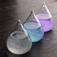 Weather Forecast Crystal Water Shape Bottle Home Decor Decorative Crafts Ornaments Gift