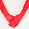 Wedding Dress Bridal Long Finger White Satin Gloves
