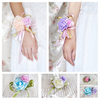 Wedding Handmade Bouquet Hand Flowers Wrist Corsages Decoration