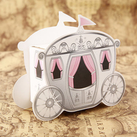 Wedding Party Candy Box Cute Enchanted Carriage Favor Boxes