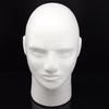 White Foam Mannequin Head Male Styrofoam Stand Wig Hair Glasses Display Model