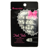White Lace Flower Design Nail Art Tips Sticker Decal DIY Decoration