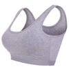 Wide Strap Wireless Solid Color Vest Bando Bra