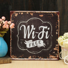 Wifi Free Tin Sign Vintage Metal Plaque Poster Bar Pub Home Wall Decor