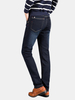 Winter Casual Business Thicken Warm High Elastic Slim Denim Mid-Waist Jean for Men