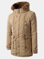 Winter Casual Outdoor Thicken Warm Hooded Padded Jackets for Men