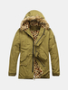 Winter Casual Thicken Detachable Hood Long Jacket for Men