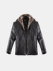 Winter Fur collar PU Leather Jacket Inside Extra Fleece Thicken Outwear For Men