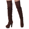 Winter High Heel Thigh Boots