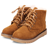 Winter New Cotton Flat Ankle Snow Boots