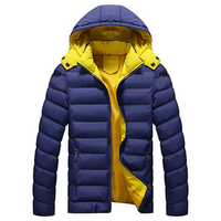 Winter Outdoor Water Resistant Thicken Warm Hooded Padded Jacket For Men