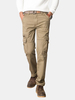 Winter Thick Warm Cargo Pants Polar Fleece Lined Soild Color Big Pocket Casual Trouser for Men