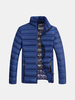 Winter Thicken Warm Stand Collar Slim Windproof Waterproof Padded Jacket for Men