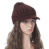 Winter Warm Women Crochet Knit Wool Beanie Ski Peaked Hat Cap