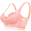 Wireless Soft Adjustable Lace-trim Deep V Breathable Thin Bras