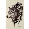 Wolf Head Tattoo Stickers Waterproof Temporary Sexy Body Art