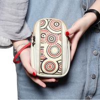 Woman Canvas Clutches Bags Wristlet Wallet Phone Wallet For Iphone Samsung Huawei Xiaomi