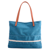 Woman Canvas Lace Handbag Shopping Bag Large Capacity Tote Bag