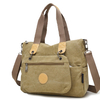Woman Canvas Leisure Tote Bag Handbag Crossbody Bag Portable Bag