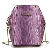 Woman Digital Storage Bag Phone Bag Pu Crocodile Crossbody Bag Clutch
