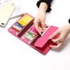 Woman Elegant 18 Card Slots Multi-card slots Card Bag Foldable Wallet Purse