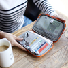 Woman Man Nylon Multifunction Passport Wallet Purse Cosmetic Bag Travel Storage Bag