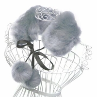 Woman Neck Warmer Imitation Fox Fur Shawl Collar Scarves Scarf