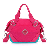 Woman Nylon Cute Handbag Elegant Patchwork Crossbody Bag Shoulder Bag