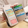 Woman PU Card Wallet Phone Wallet 13 Card Slots Large Capacity Wristlet Wallet Purse