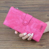 Woman Three Layor PU Wallet Purse Classic Multi-card holders Zipper Phone Wallet