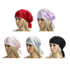 Women 100% Silk Sleeping Hats Wrap Night Cap Hair Care Soft Bonnet Hat