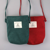 Women 6.5inch Phone Bag Corduroy Pure Color Casual Shoulder Bag Crossbody Bags