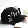 Women Adjustable Butterfly Baseball Cap Strapback Outdoor Sunscreen Hip Hop Hat
