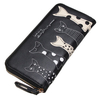 Women Animal Print Casual Long Cute Cat Wallet Elegant Shopping Purse