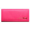 Women Bowknot Pure Color Lovely Wallet Card Holder Purse