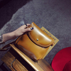 Women Bright PU Leather Messenger Bag Cover Crossbody Bag