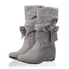 Women Butterfly Knot Hidden Heel Boots