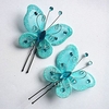 Women Butterfly Wedding Bridal Rhinestone Girls Hair Pins Clip Headpieces