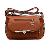 Women Cacual PU Leather Mother Crossbody Bag Elegant Shoulder Bag