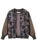 Women Camouflage Long Sleeve Broken Hole Short Jacket