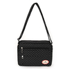 Women Canvas Candy Color Wave Point Crossbody Bags Casaul Leisure Shoulder Bags